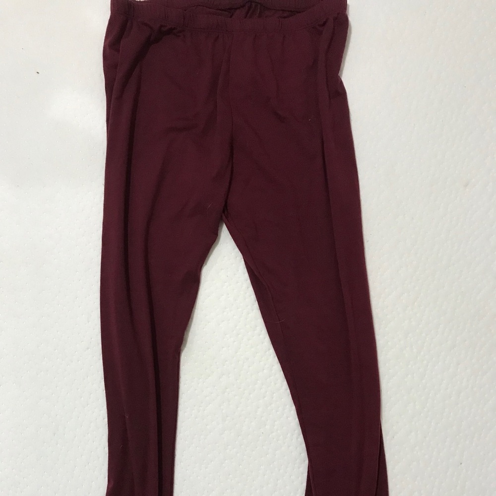 Dark Red Leggings